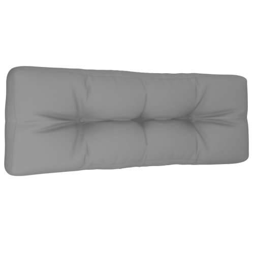 Jastuk za palete sivi 120 x 40 x 12 cm od tkanine Cijena