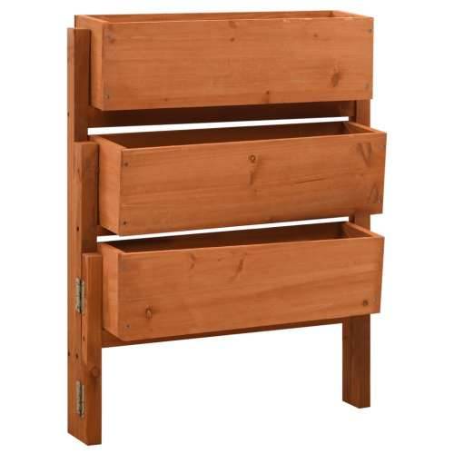 Sklopiva vrtna sadilica narančasta 60 x 14 x 75 cm od jelovine  - orange 1 Cijena
