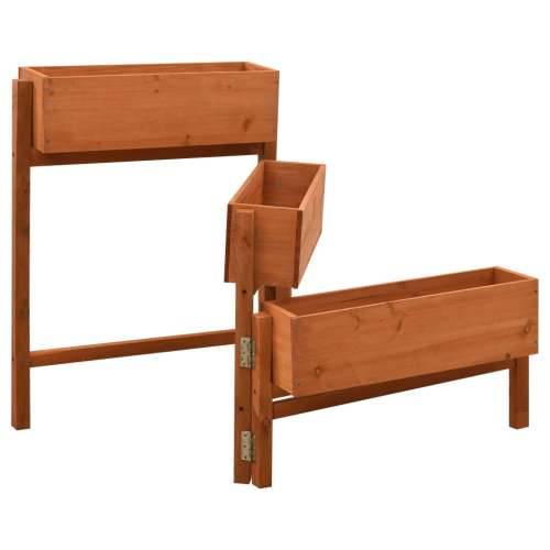 Sklopiva vrtna sadilica narančasta 60 x 14 x 75 cm od jelovine  - orange 1 Cijena