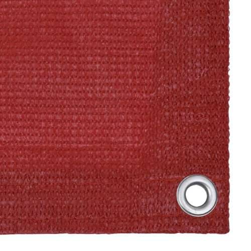 Balkonski zastor crveni 90 x 400 cm HDPE - Crvena 90 x 400 cm Cijena