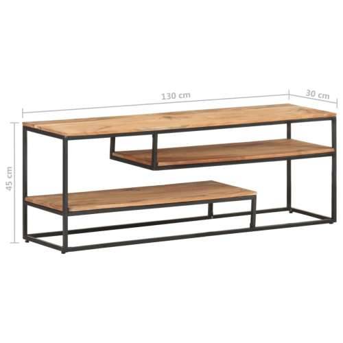 TV ormarić 130 x 30 x 45 cm od masivnog bagremovog drva - 1 Masivno bagremovo drvo Cijena