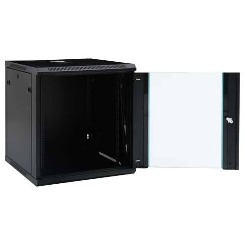 Zidni komunikacijski ormar 12U 19 ” IP20 600 x 600 x 640 mm - Crna 600 x 600 x 640 mm Cijena