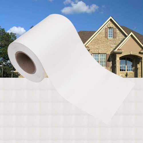 Vrtni zaslon za privatnost PVC 70 x 0,19 m bijeli Cijena
