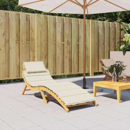Jastuk za ležaljku krem 186x58x4 cm od tkanine Oxford - Krema 1 Cijena