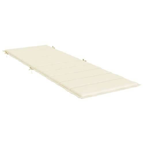 Jastuk za ležaljku krem 186x58x4 cm od tkanine Oxford - Krema 1 Cijena