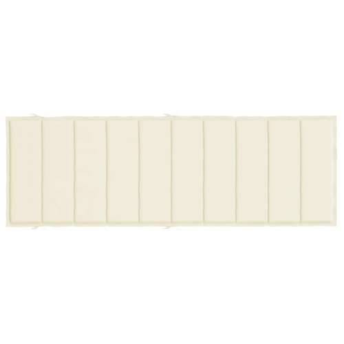 Jastuk za ležaljku krem 186x58x4 cm od tkanine Oxford - Krema 1 Cijena