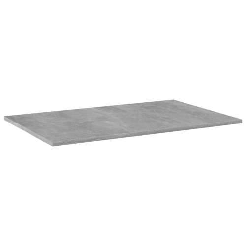 Police za knjige 4 kom siva boja betona 80x50x1,5 cm od iverice Cijena