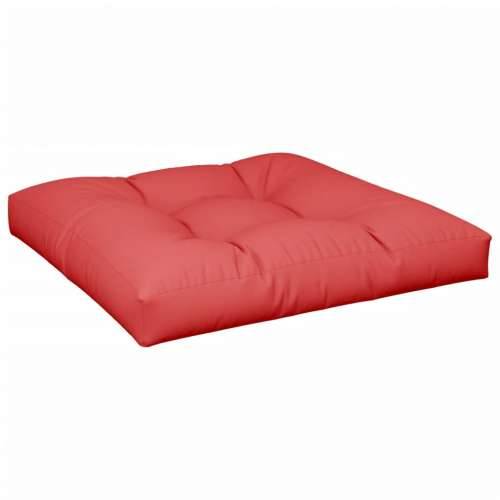 Jastuk za palete crveni 70 x 70 x 12 cm od tkanine Cijena