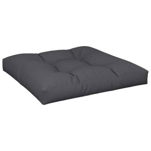 Jastuk za palete crni 70 x 70 x 12 cm od tkanine Cijena