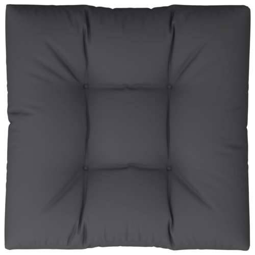 Jastuk za palete crni 70 x 70 x 12 cm od tkanine Cijena
