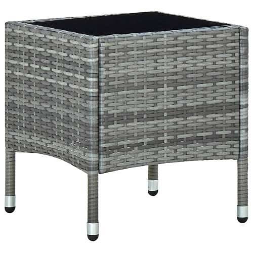 Vrtni stol sivi 40 x 40 x 45 cm od poliratana Cijena