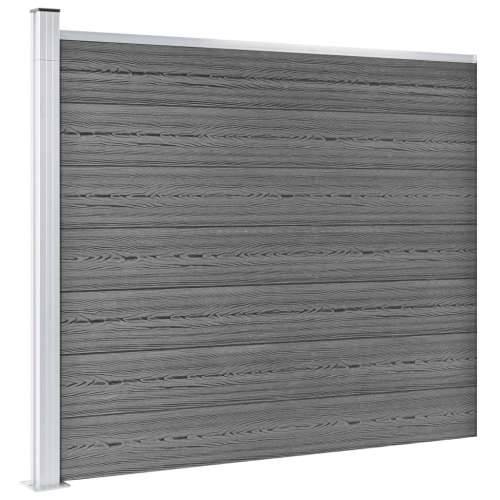 Panel za ogradu WPC 175 x 146 cm sivi Cijena