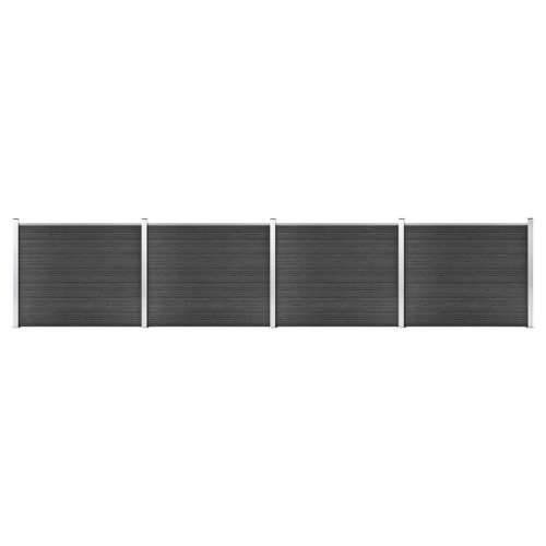 Set panela za ogradu WPC 699 x 146 cm sivi Cijena