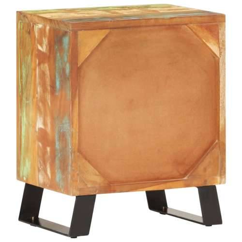 Noćni ormarić 40 x 30 x 50 cm od masivnog obnovljenog drva Cijena