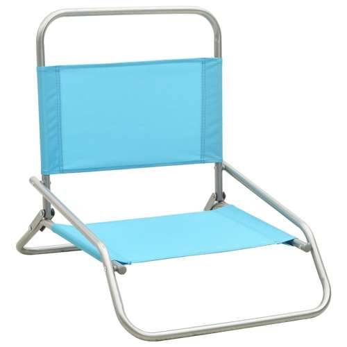 Sklopive stolice za plažu od tkanine 2 kom tirkizne Cijena