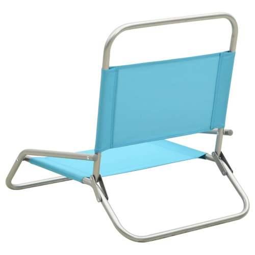 Sklopive stolice za plažu od tkanine 2 kom tirkizne Cijena