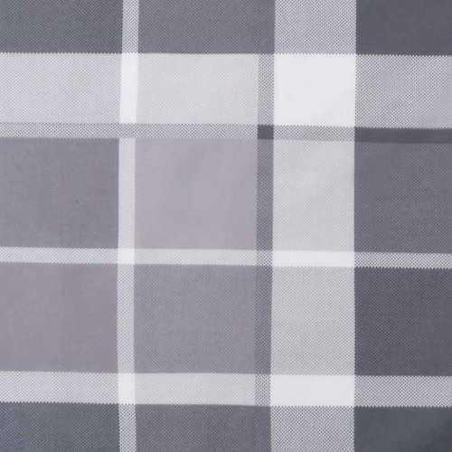 Jastuk za vrtnu klupu sivi karirani 180x50x4 cm tkanina Oxford - Sivi karirani uzorak 180 x 50 x 3 cm 1 Cijena