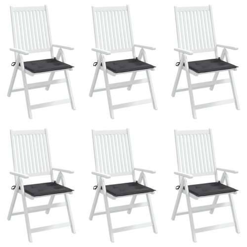 Jastuci za vrtne stolice 6 kom antracit 50x50x4 cm od tkanine - Antracit 50 x 50 x 3 cm 6 Cijena
