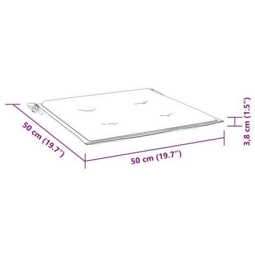 Jastuci za vrtne stolice 6 kom antracit 50x50x4 cm od tkanine - Antracit 50 x 50 x 3 cm 6 Cijena