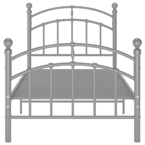 Okvir za krevet sivi metalni 100 x 200 cm - Siva 100 x 200 cm Cijena