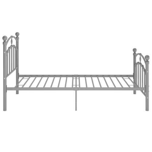 Okvir za krevet sivi metalni 100 x 200 cm - Siva 100 x 200 cm Cijena