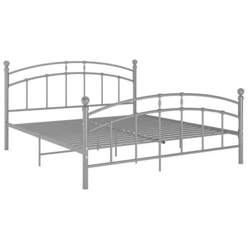 Okvir za krevet sivi metalni 140 x 200 cm - Siva 140 x 200 cm Cijena