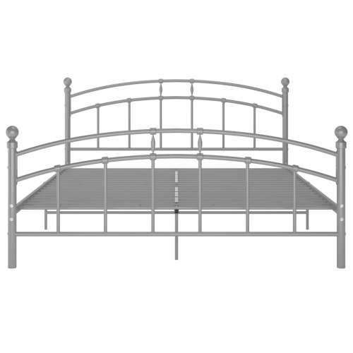 Okvir za krevet sivi metalni 140 x 200 cm - Siva 140 x 200 cm Cijena