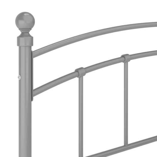 Okvir za krevet sivi metalni 140 x 200 cm - Siva 140 x 200 cm Cijena