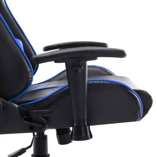 Igraća stolica od umjetne kože crno-plava Cijena