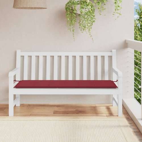 Jastuk za vrtnu klupu boja vina 150x50x4 cm tkanina Oxford - boja crnog vina 150 x 50 x 3 cm 1 Cijena
