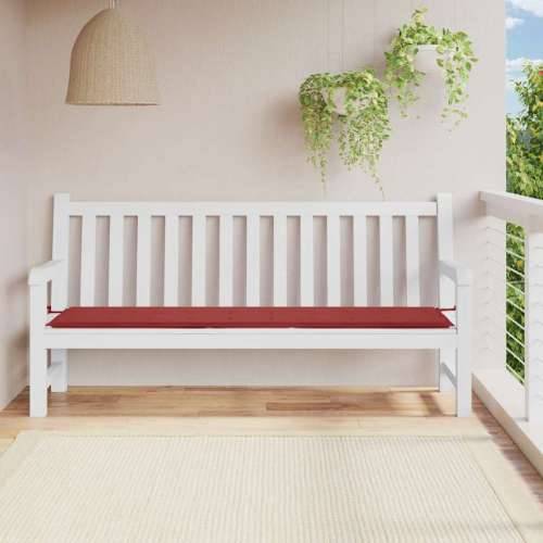 Jastuk za vrtnu klupu boja vina 200x50x4 cm tkanina Oxford - boja crnog vina 200 x 50 x 3 cm 1 Cijena