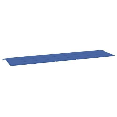 Jastuk za vrtnu klupu plavi 200x50x4 cm od tkanine Oxford - Kraljevski plava 200 x 50 x 3 cm 1 Cijena