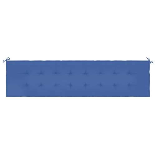 Jastuk za vrtnu klupu plavi 200x50x4 cm od tkanine Oxford - Kraljevski plava 200 x 50 x 3 cm 1 Cijena
