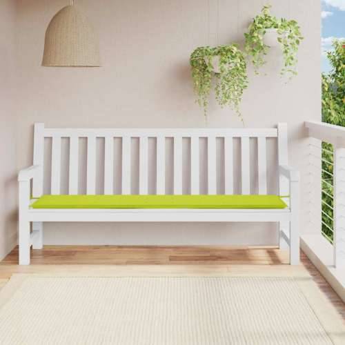 Jastuk za vrtnu klupu jarkozeleni 200x50x4 cm od tkanine Oxford - Svjetlozelena 200 x 50 x 3 cm 1 Cijena