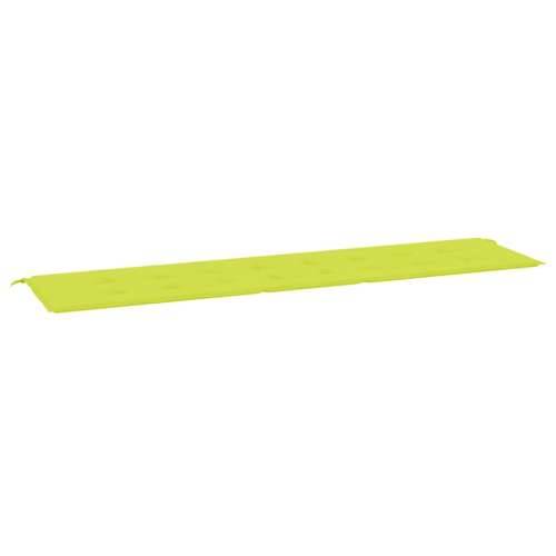 Jastuk za vrtnu klupu jarkozeleni 200x50x4 cm od tkanine Oxford - Svjetlozelena 200 x 50 x 3 cm 1 Cijena