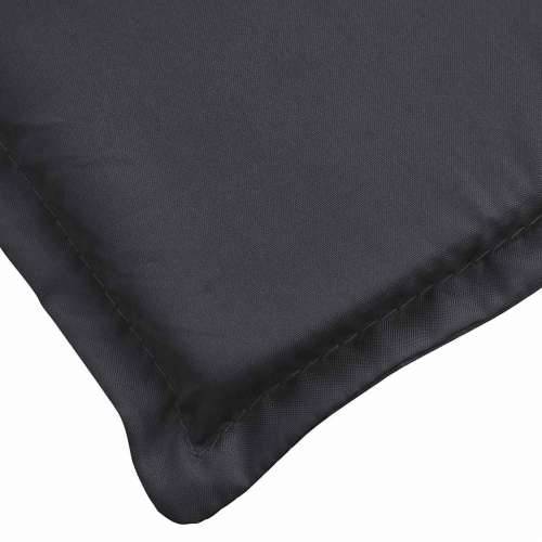 Jastuk za ležaljku crni 186x58x4 cm od tkanine Oxford - Crna 1 Cijena