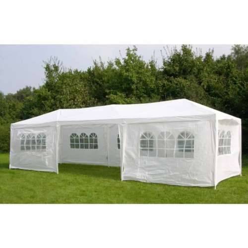 HI šator za zabave s bočnim zidovima 3 x 9 m bijeli Cijena