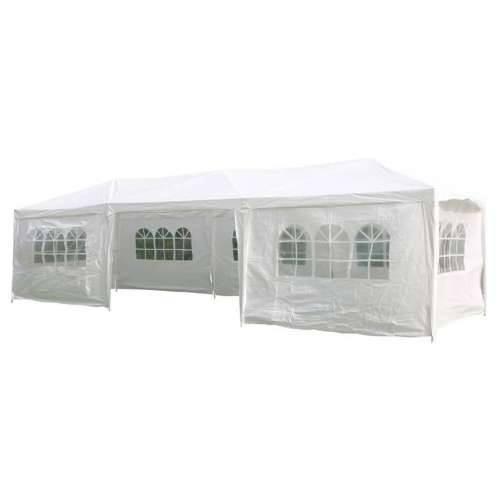 HI šator za zabave s bočnim zidovima 3 x 9 m bijeli Cijena