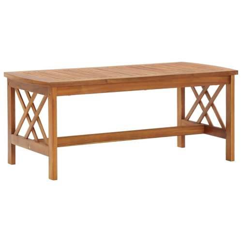 Stolić za kavu 102 x 50 x 43 cm od masivnog bagremovog drva Cijena