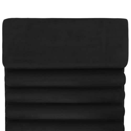 Jastuk za ležaljku za sunčanje crni od brušene kože Cijena