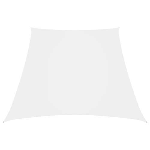 Jedro protiv sunca od tkanine Oxford trapezno 2/4 x 3 m bijelo Cijena