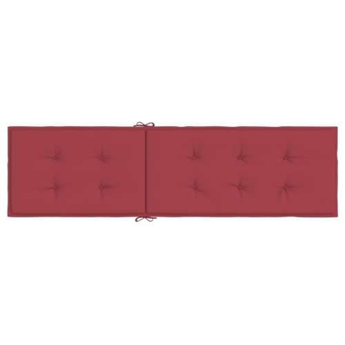 Jastuk za ležaljku boja vina (75 + 105) x 50 x 3 cm Cijena