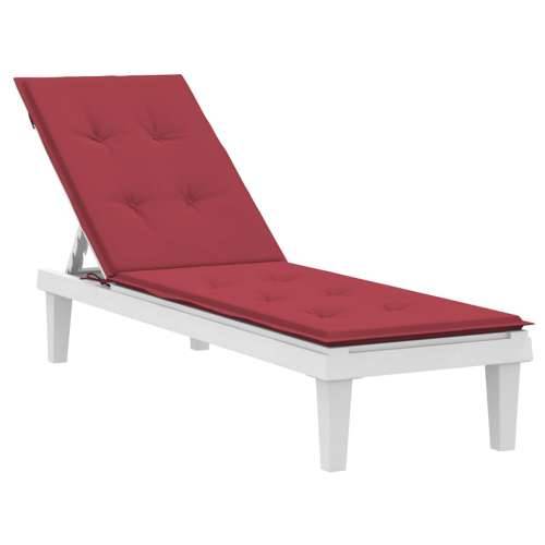 Jastuk za ležaljku boja vina (75 + 105) x 50 x 4 cm - boja crnog vina 1 Cijena