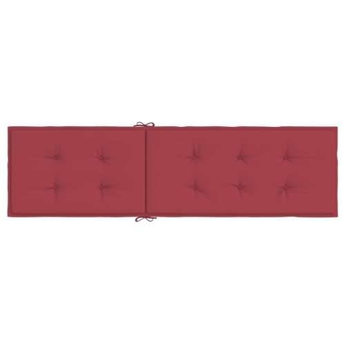 Jastuk za ležaljku boja vina (75 + 105) x 50 x 4 cm - boja crnog vina 1 Cijena