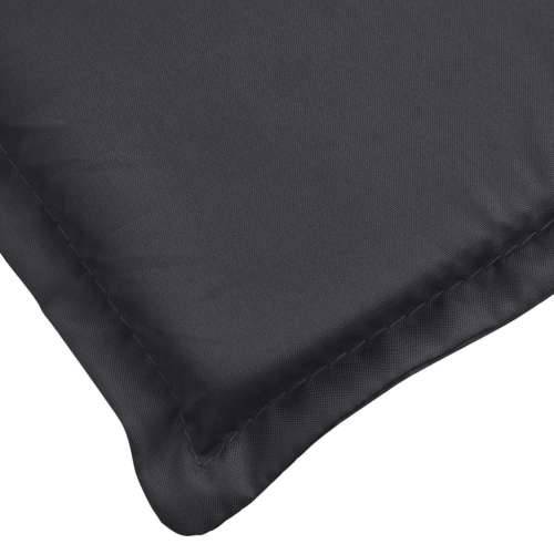 Jastuk za ležaljku crni 200 x 50 x 3 cm od tkanine Oxford Cijena