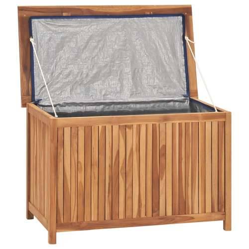 Vrtna kutija za pohranu 90 x 50 x 58 cm od masivne tikovine - 90 x 50 x 58 cm Cijena