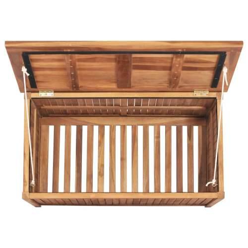 Vrtna kutija za pohranu 90 x 50 x 58 cm od masivne tikovine - 90 x 50 x 58 cm Cijena