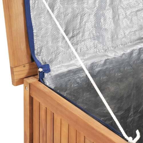 Vrtna kutija za pohranu 90 x 50 x 58 cm od masivne tikovine - 90 x 50 x 58 cm Cijena