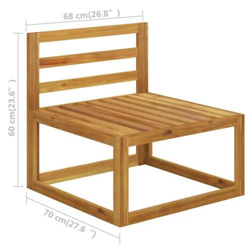 Modularna srednja sofa i krem bijeli jastuci bagremovo drvo - Krema 1 srednja sofa Cijena