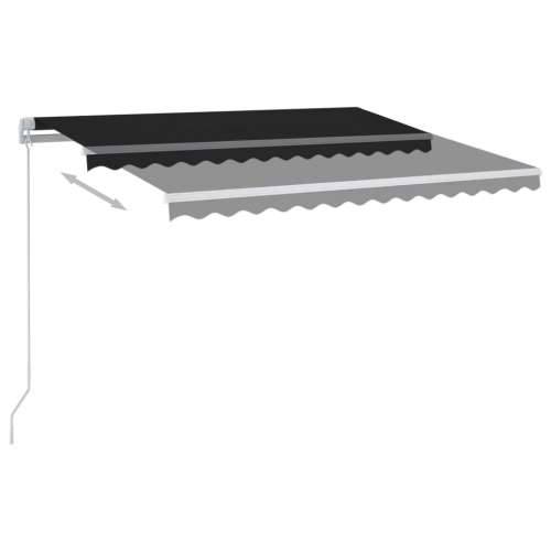 Tenda na ručno uvlačenje s LED svjetlima 350 x 250 cm antracit - Antracit 350 x 250 cm 1 Cijena